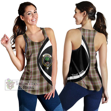 Anderson Dress Tartan Women's Racerback Tanks with Family Crest Circle Style