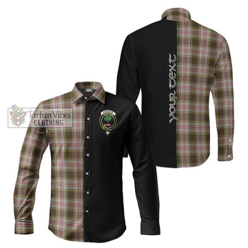 Anderson Dress Tartan Long Sleeve Button Shirt with Family Crest and Half Of Me Style