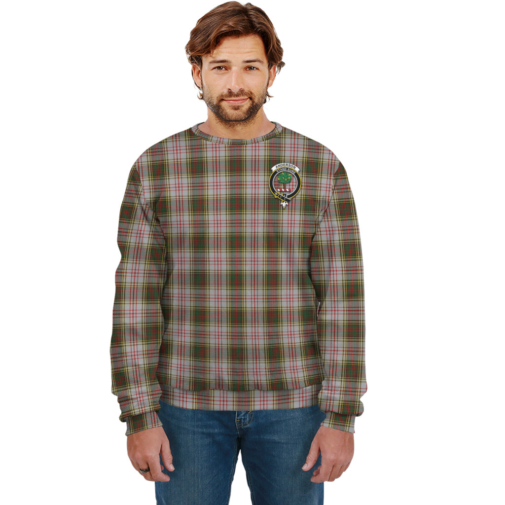 Anderson Dress Tartan Sweatshirt with Family Crest Unisex - Tartan Vibes Clothing