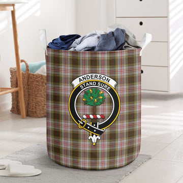 Anderson Dress Tartan Laundry Basket with Family Crest