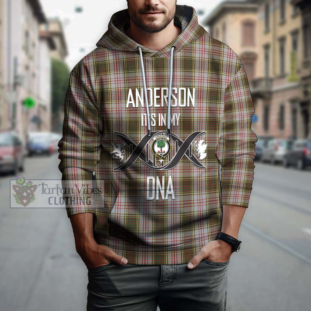 Anderson Dress Tartan Hoodie with Family Crest DNA In Me Style Pullover Hoodie - Tartanvibesclothing Shop