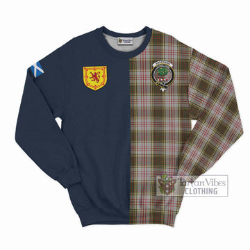 Anderson Dress Tartan Sweatshirt Alba with Scottish Lion Royal Arm Half Style