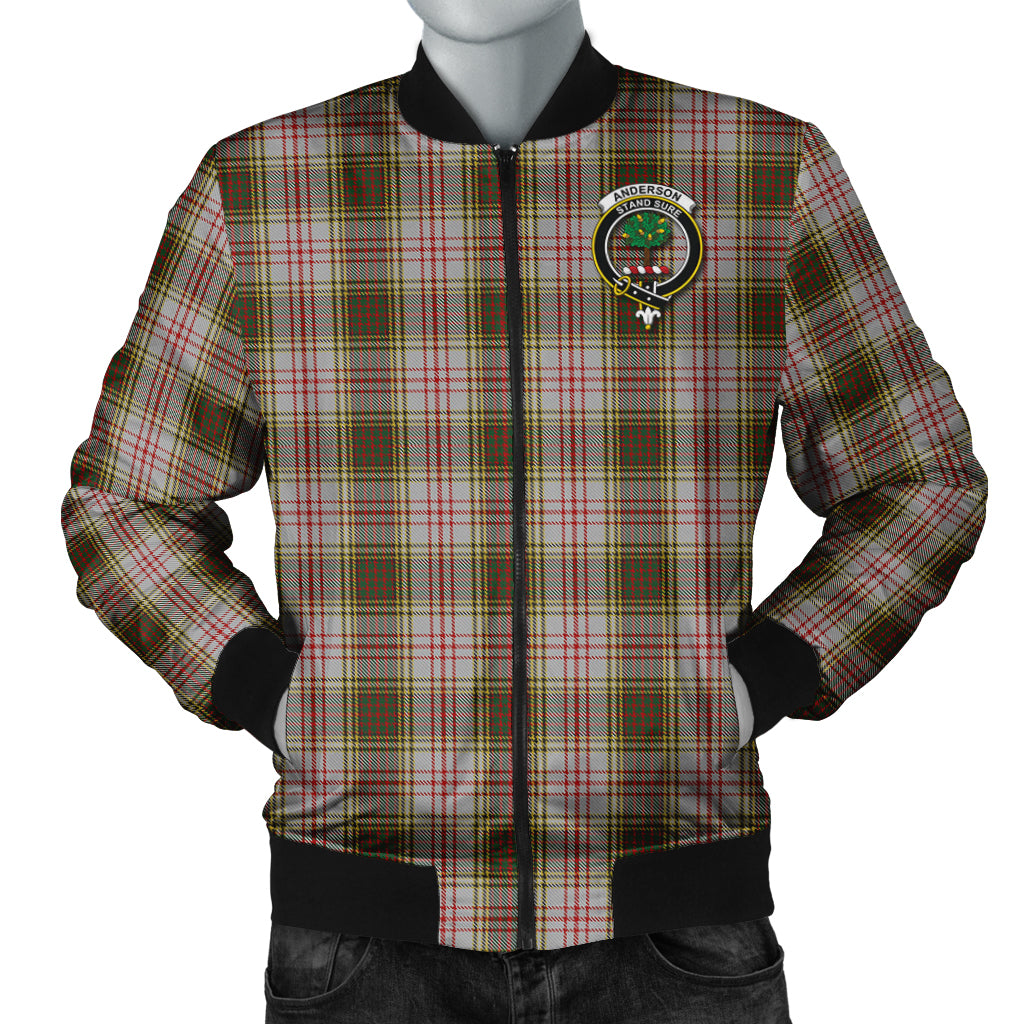 Anderson Dress Tartan Bomber Jacket with Family Crest Unisex - Tartanvibesclothing