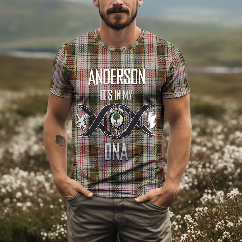 Anderson Dress Tartan T-Shirt with Family Crest DNA In Me Style Kid's Shirt - Tartan Vibes Clothing