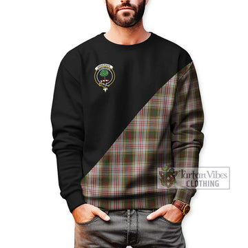 Anderson Dress Tartan Sweatshirt with Family Crest and Military Logo Style