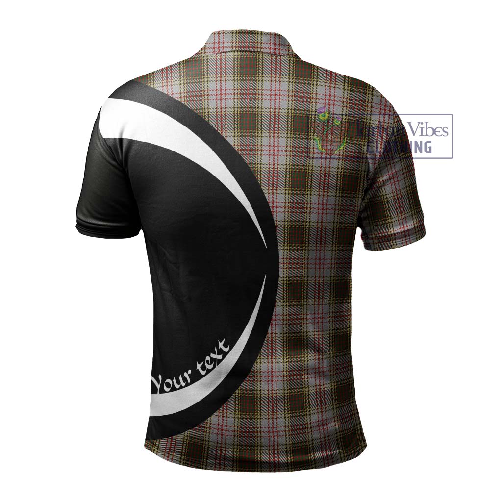 Anderson Dress Tartan Men's Polo Shirt with Family Crest Circle Style - Tartan Vibes Clothing