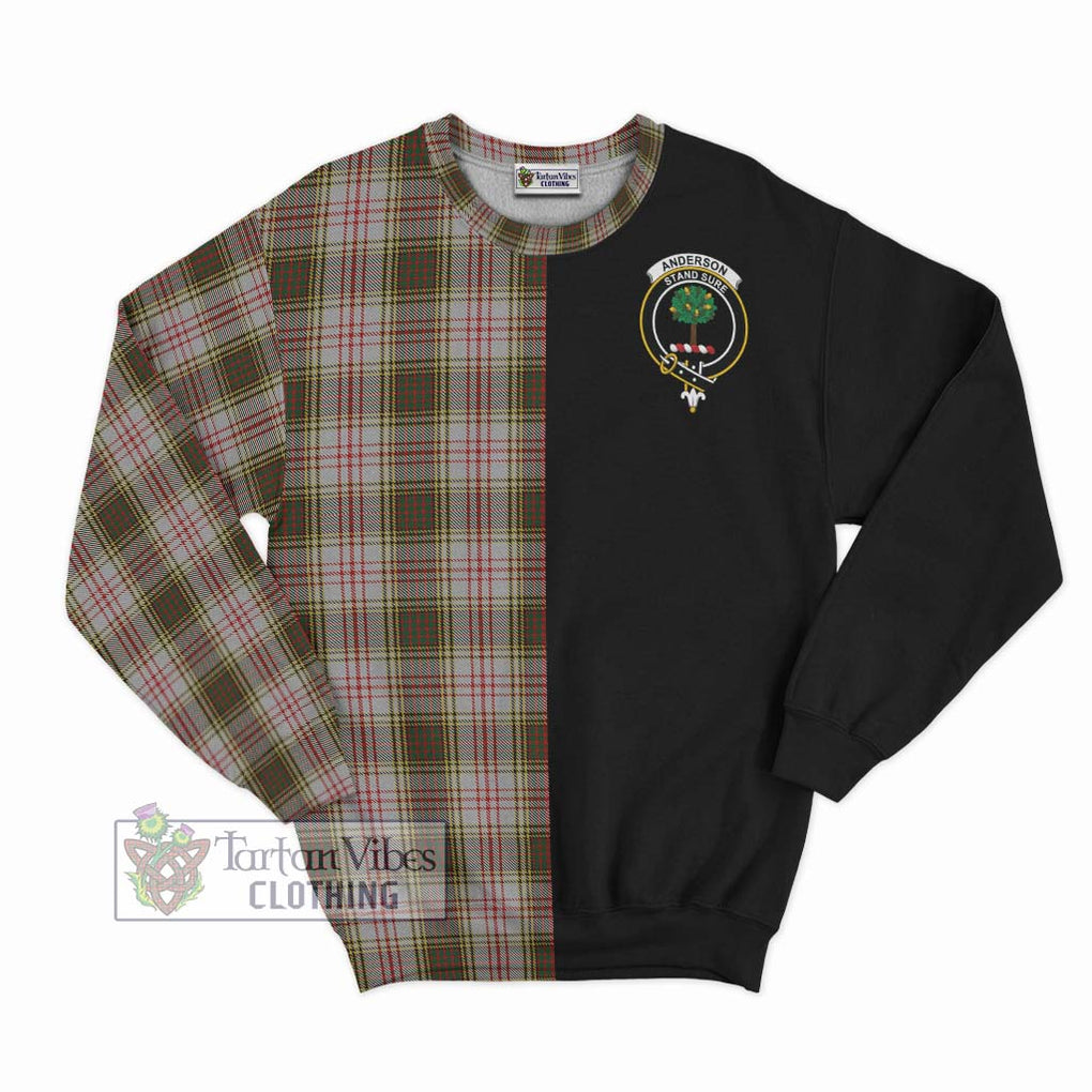 Anderson Dress Tartan Sweatshirt with Family Crest and Half Of Me Style - Tartanvibesclothing Shop