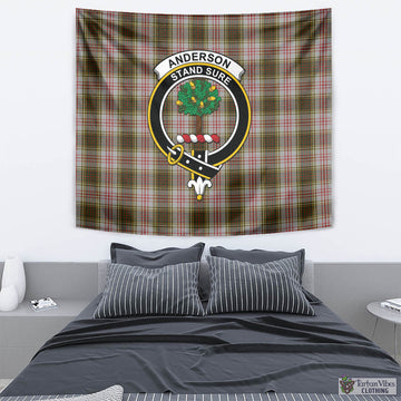 Anderson Dress Tartan Tapestry Wall Hanging and Home Decor for Room with Family Crest