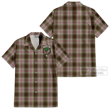 Anderson Dress Tartan Cotton Hawaiian Shirt with Family Crest