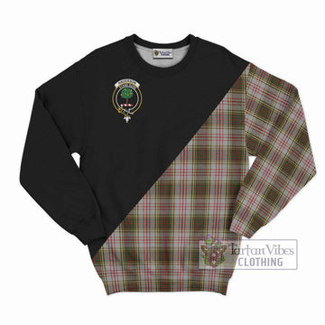 Anderson Dress Tartan Sweatshirt with Family Crest and Military Logo Style