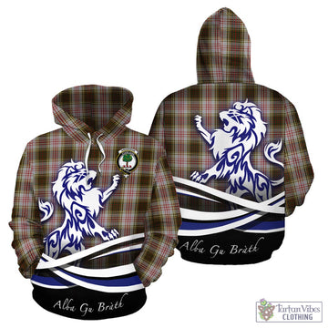 Anderson Dress Tartan Hoodie with Alba Gu Brath Regal Lion Emblem