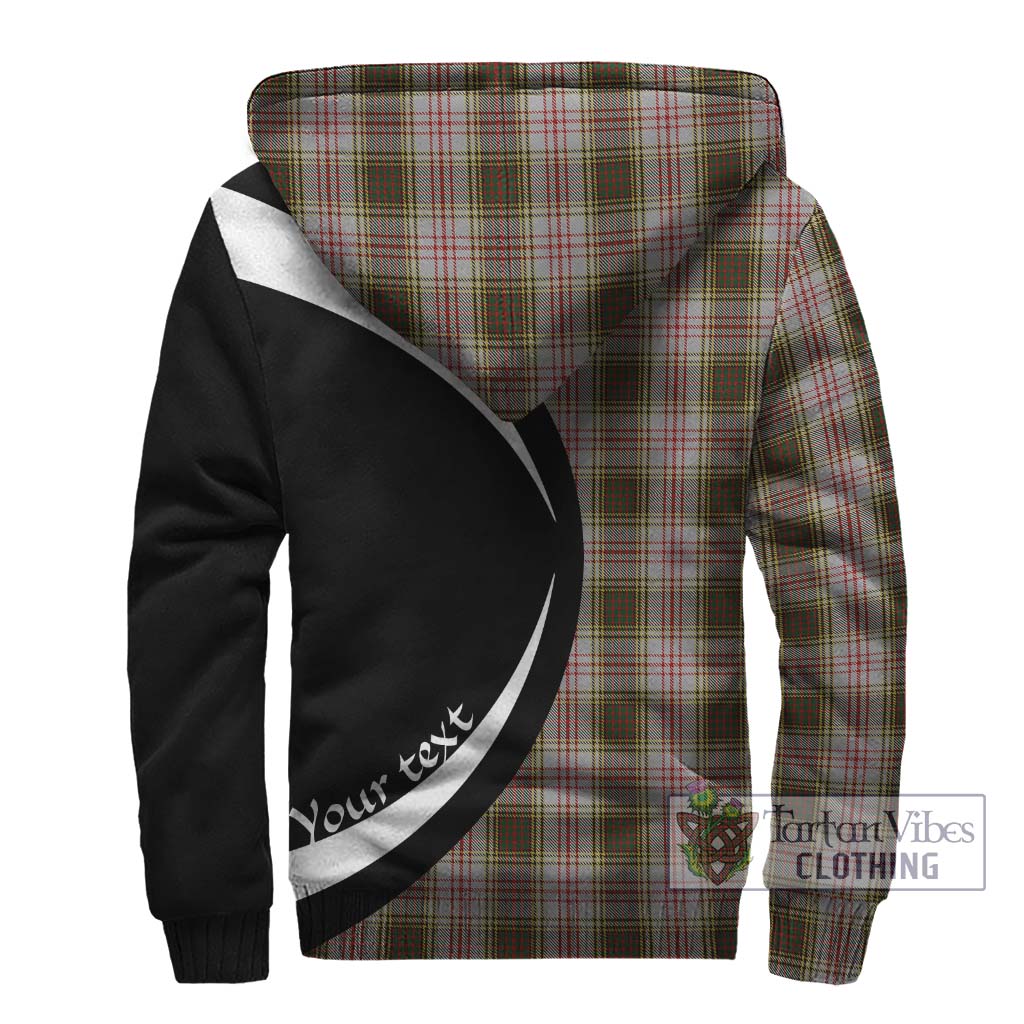 Anderson Dress Tartan Sherpa Hoodie with Family Crest Circle Style - Tartan Vibes Clothing