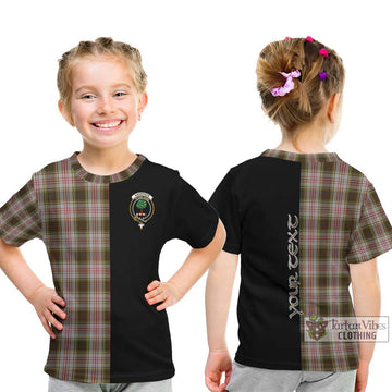 Anderson Dress Tartan Kid T-Shirt with Family Crest and Half Of Me Style