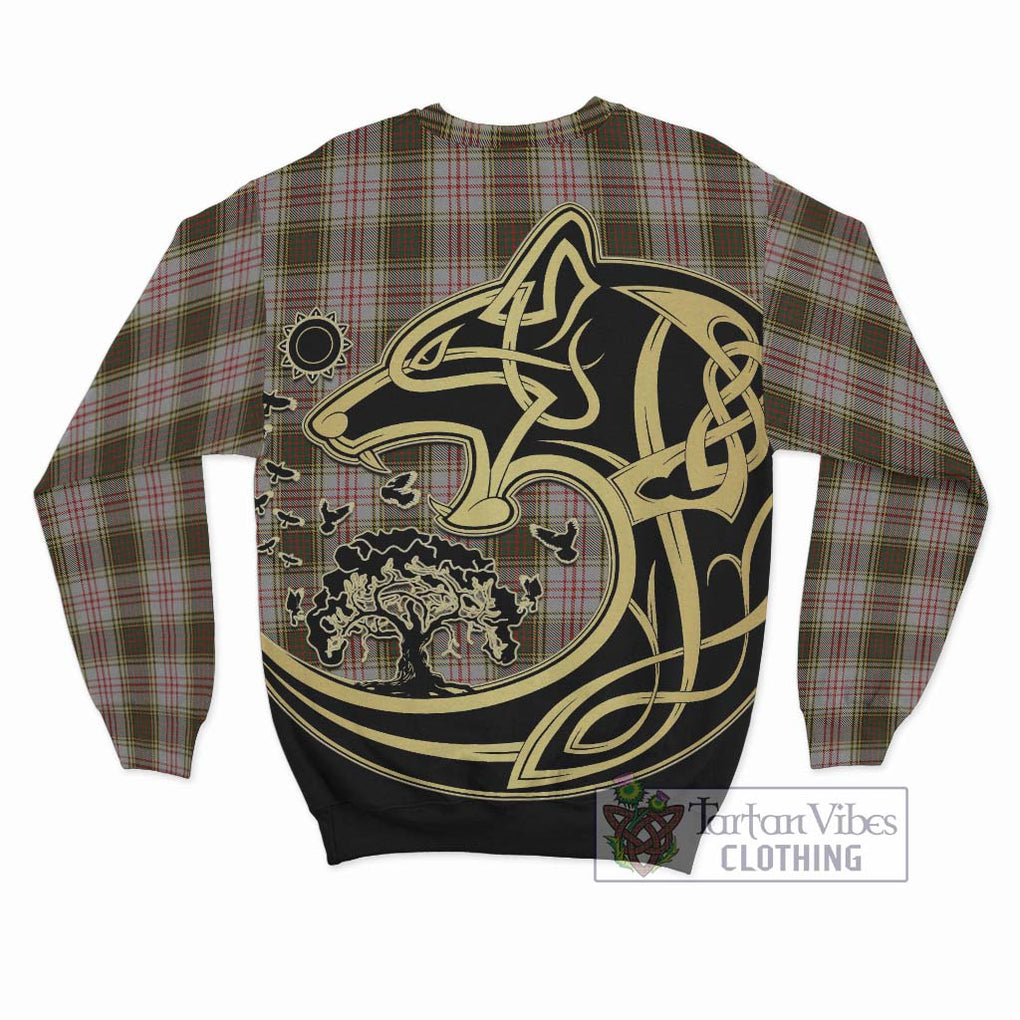 Anderson Dress Tartan Sweatshirt with Family Crest Celtic Wolf Style - Tartan Vibes Clothing