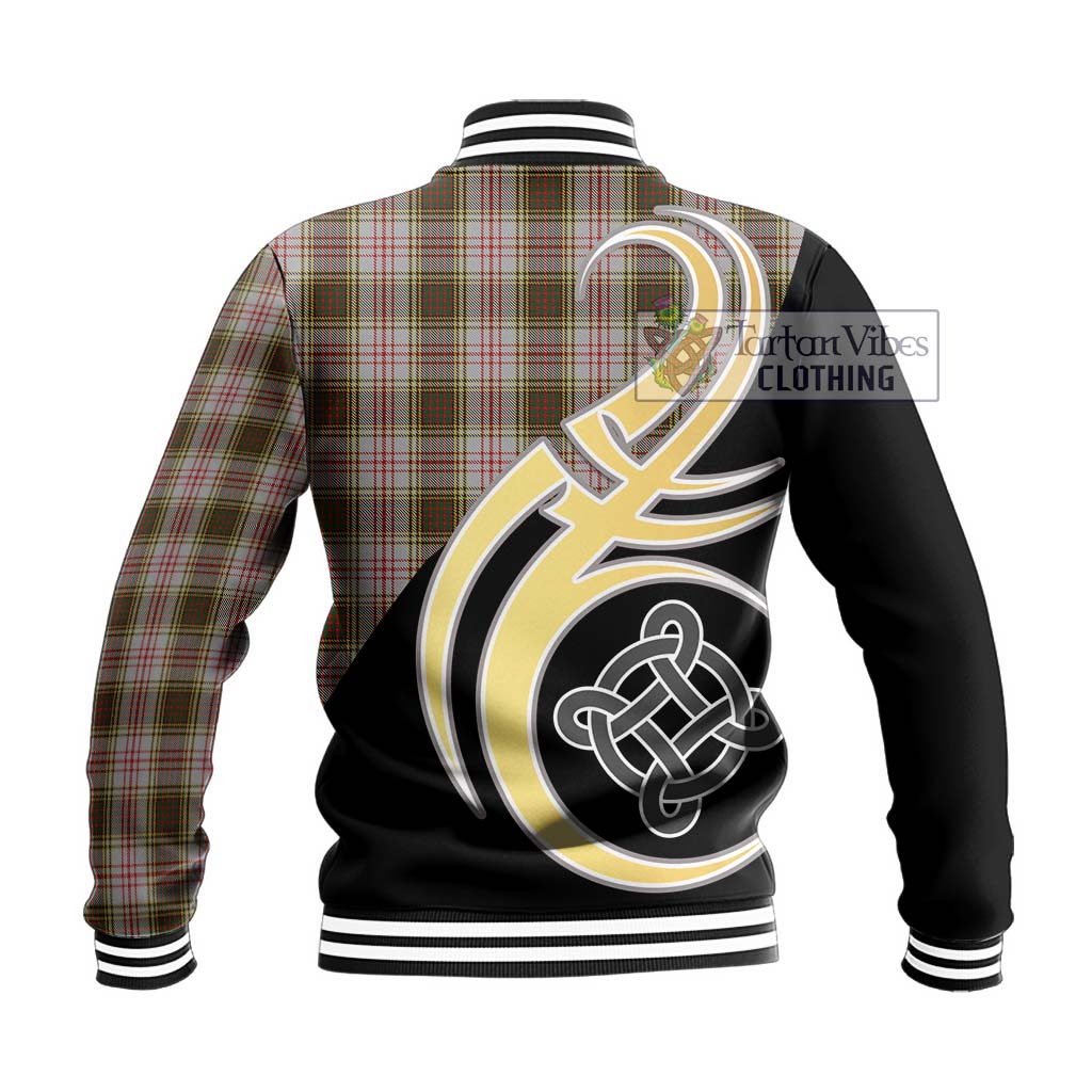 Anderson Dress Tartan Baseball Jacket with Family Crest and Celtic Symbol Style - Tartan Vibes Clothing