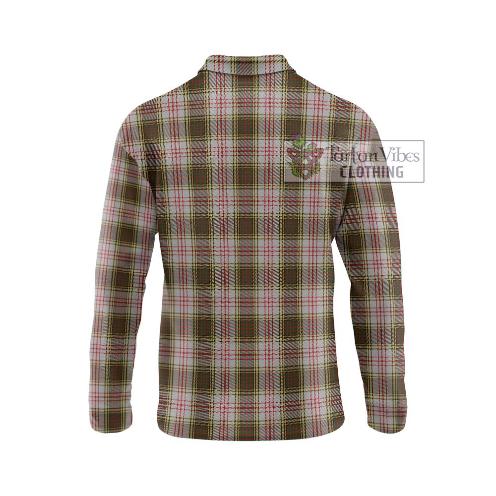 Anderson Dress Tartan Long Sleeve Polo Shirt with Family Crest DNA In Me Style - Tartanvibesclothing Shop