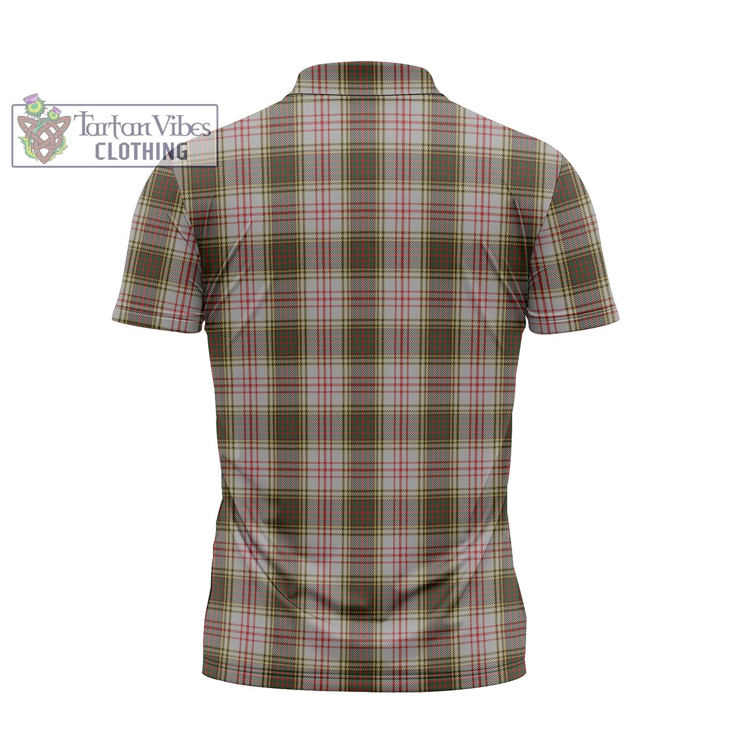 Tartan Vibes Clothing Anderson Dress Tartan Zipper Polo Shirt with Family Crest