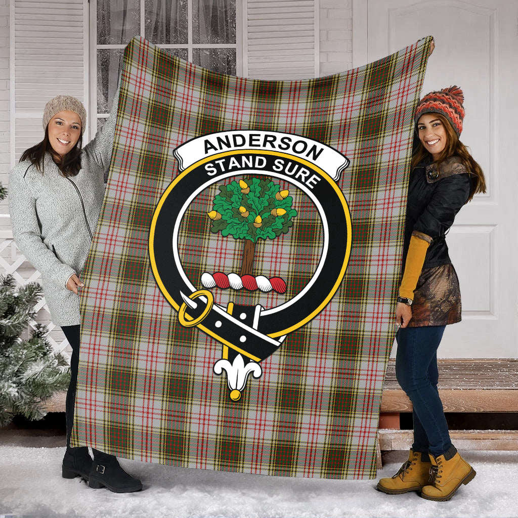 Anderson Dress Tartan Blanket with Family Crest - Tartan Vibes Clothing