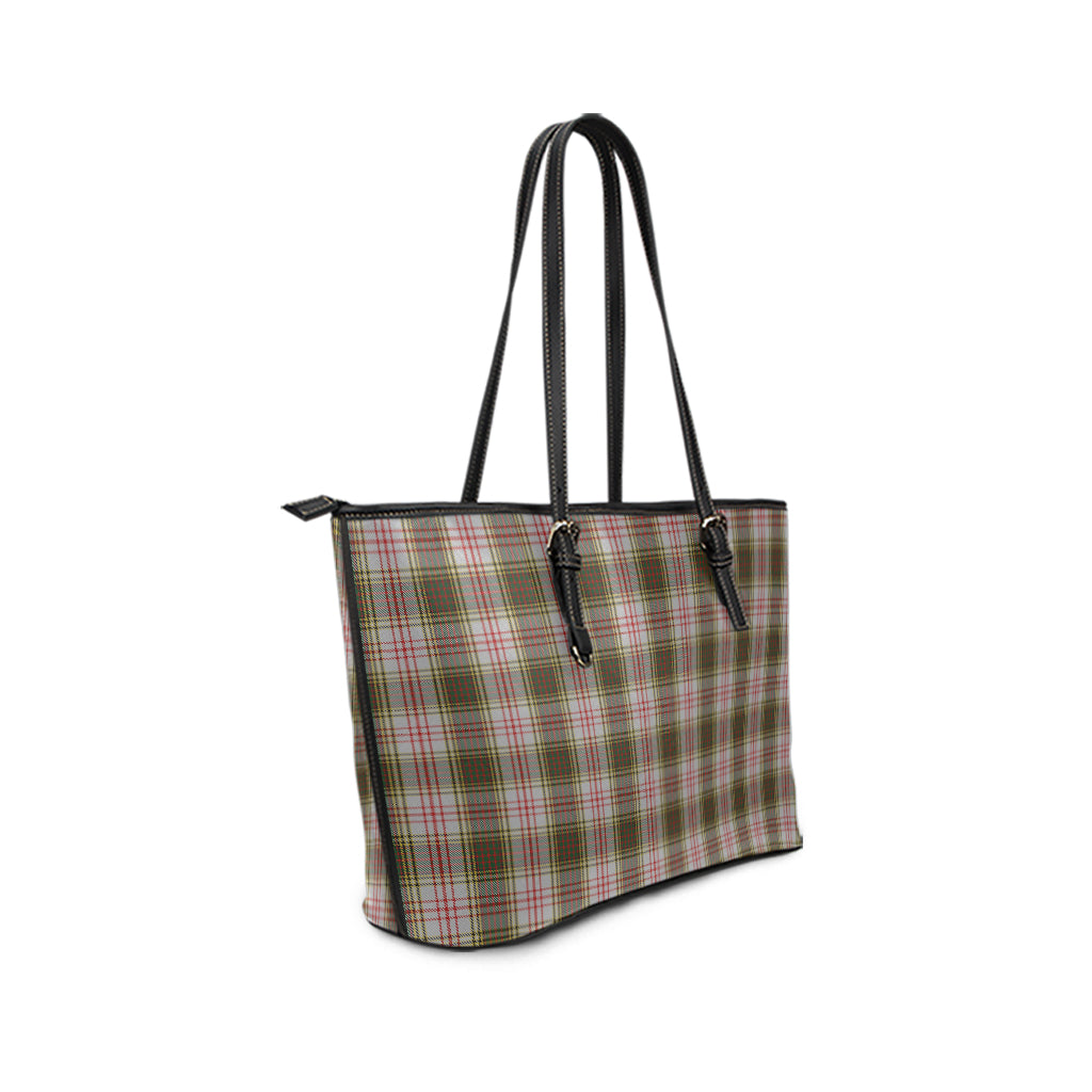 Anderson Dress Tartan Leather Tote Bag - Tartanvibesclothing