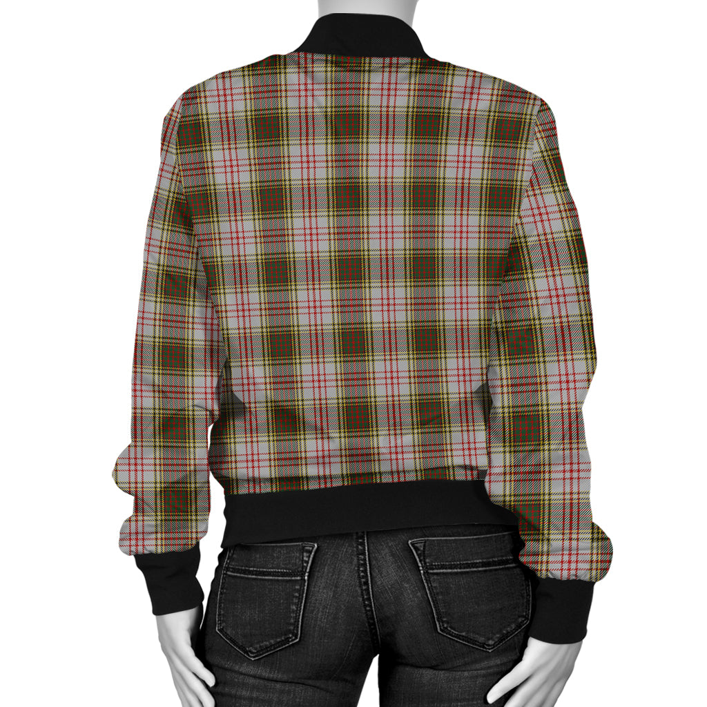 Anderson Dress Tartan Bomber Jacket with Family Crest - Tartanvibesclothing