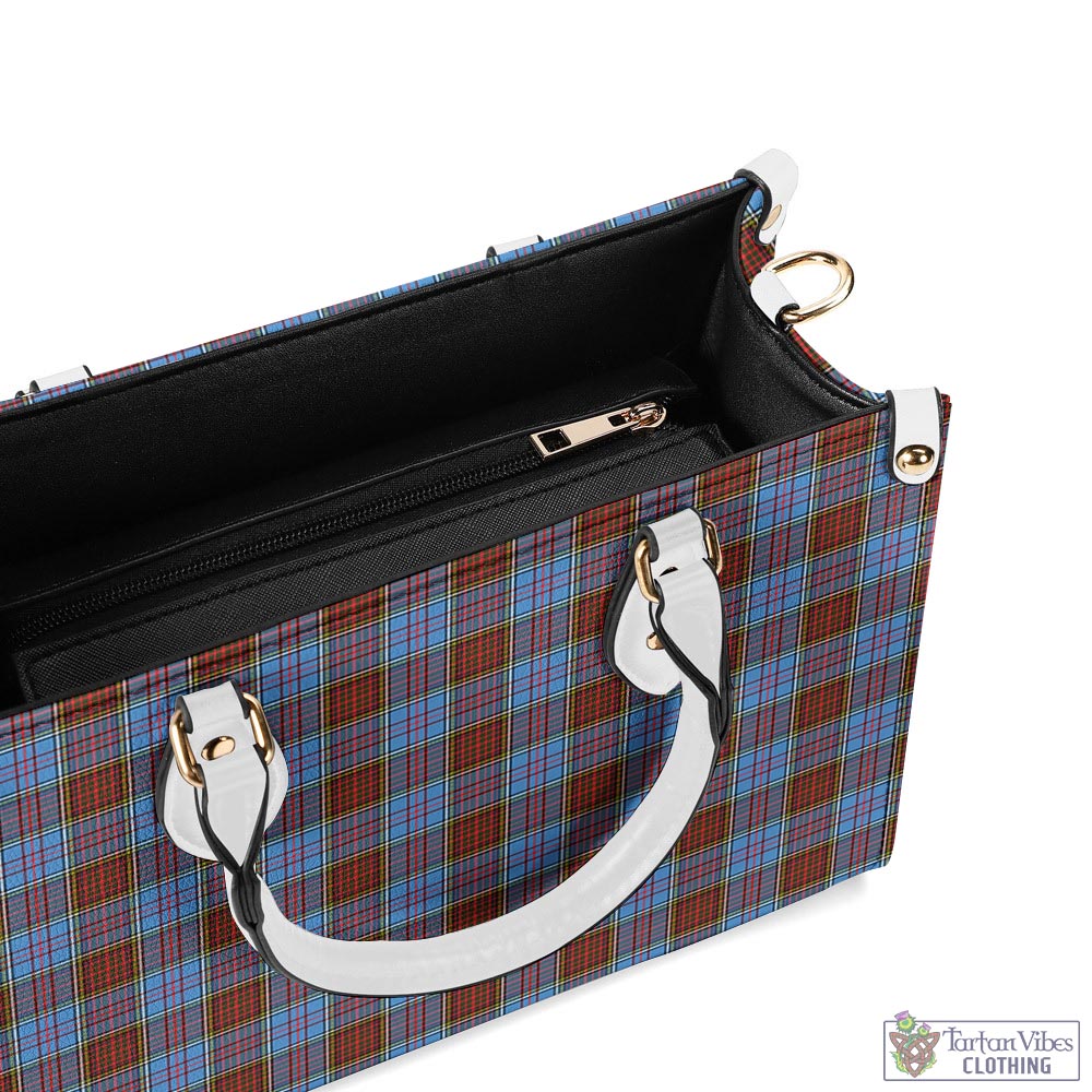 Tartan Vibes Clothing Anderson Modern Tartan Luxury Leather Handbags