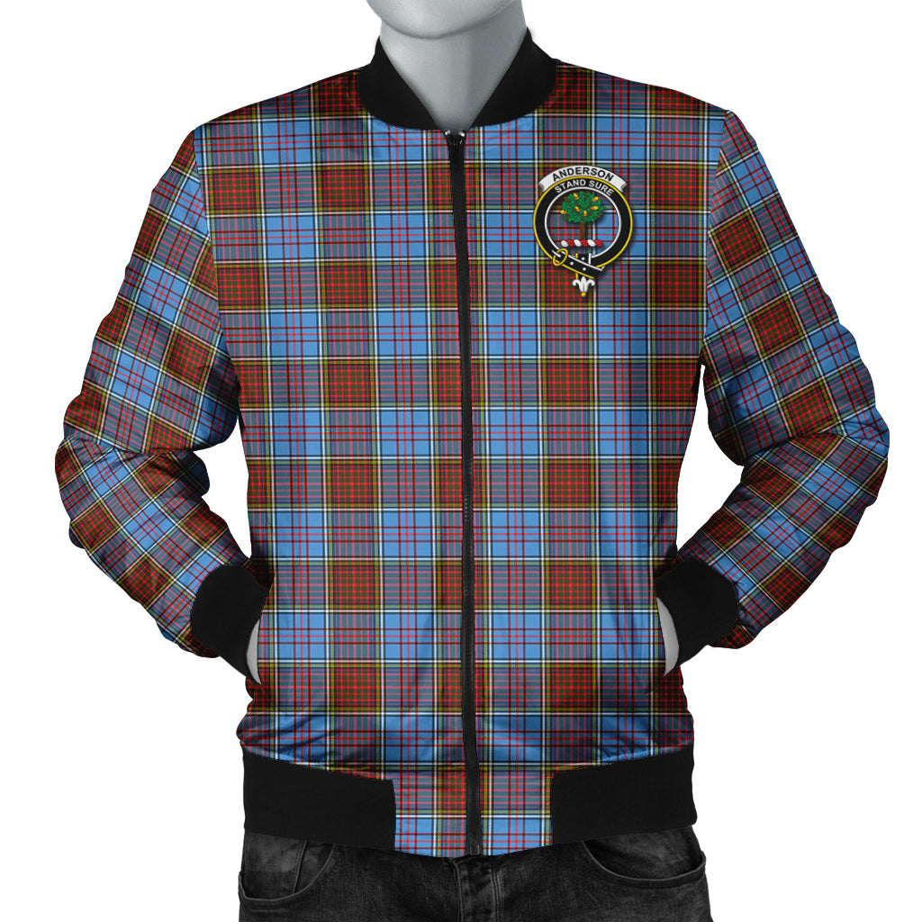 Anderson Modern Tartan Bomber Jacket with Family Crest Unisex - Tartanvibesclothing