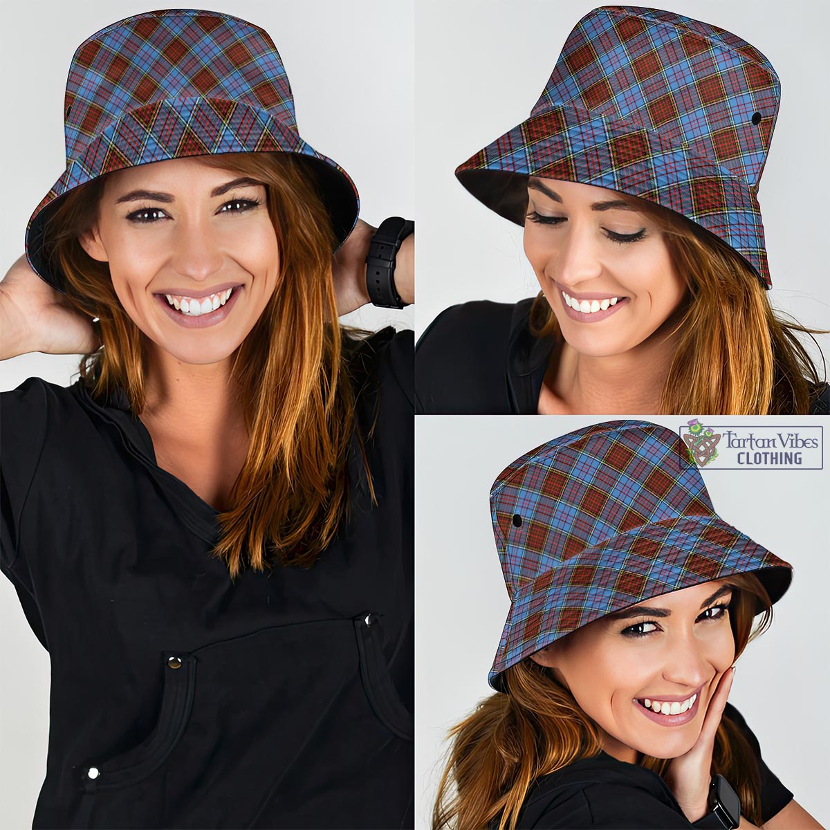 Tartan Vibes Clothing Anderson Modern Tartan Bucket Hat