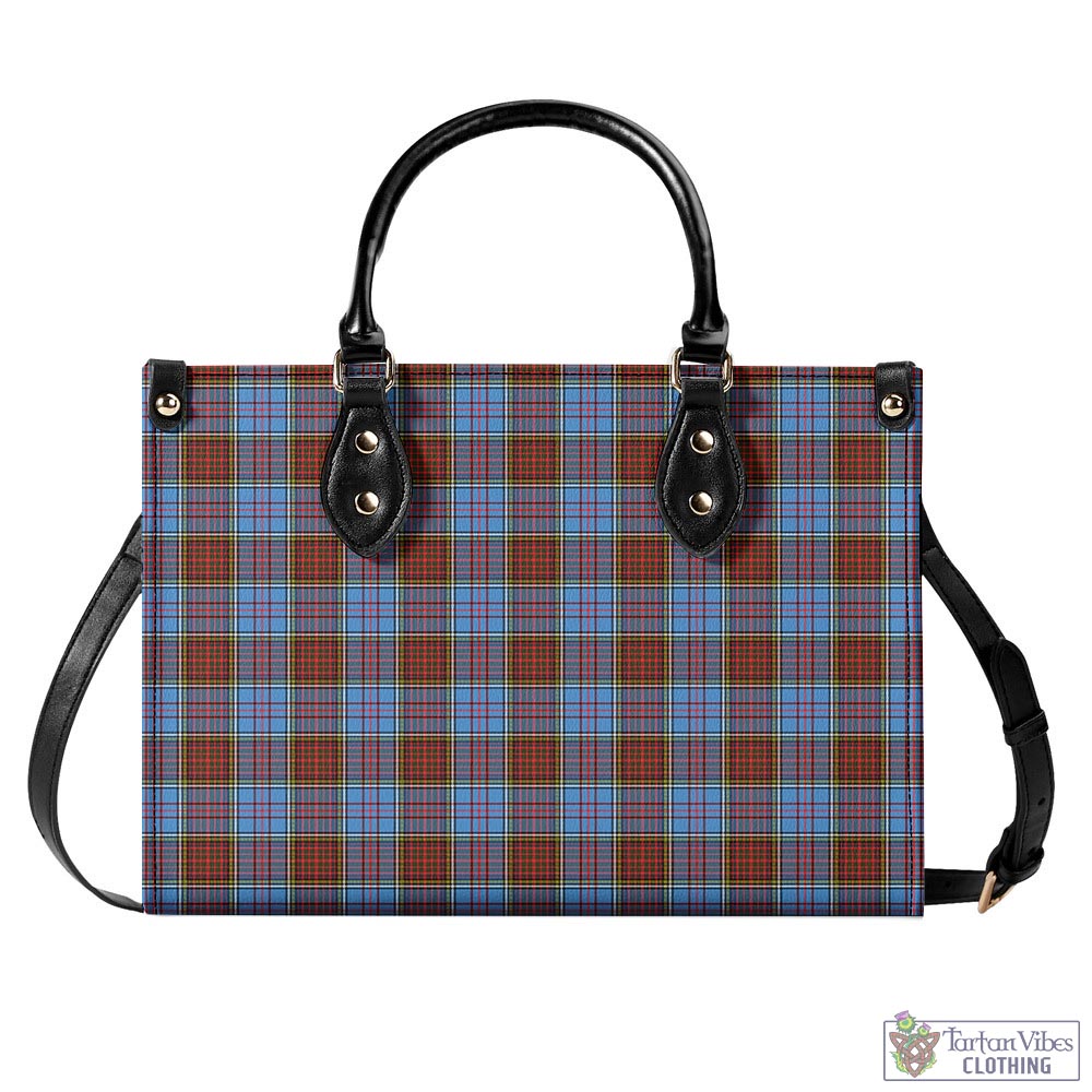 Tartan Vibes Clothing Anderson Modern Tartan Luxury Leather Handbags