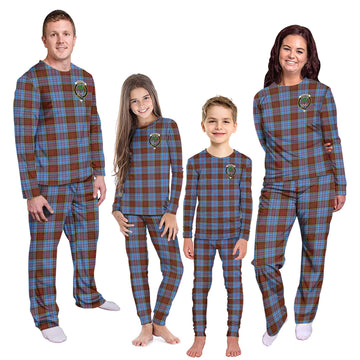 Anderson Modern Tartan Pajamas Family Set with Family Crest