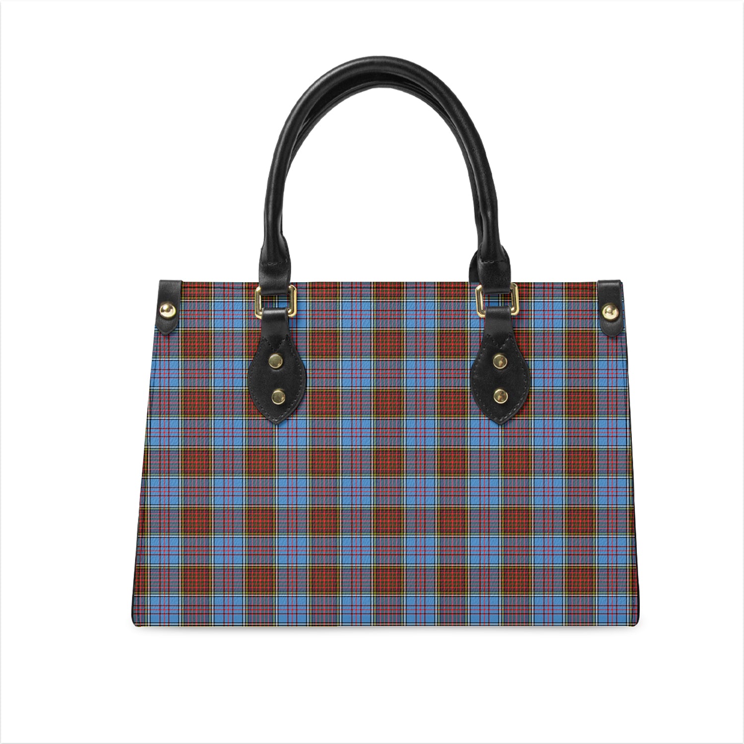 Anderson Modern Tartan Leather Bag One Size 29*11*20 cm - Tartanvibesclothing