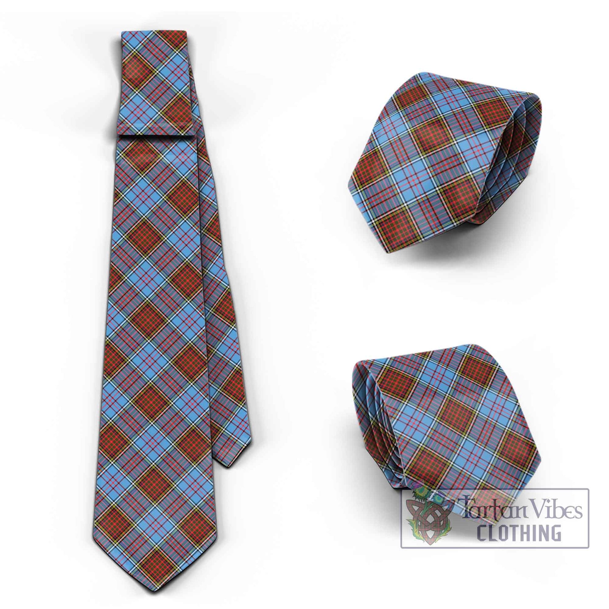 Tartan Vibes Clothing Anderson Modern Tartan Classic Necktie Cross Style