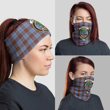 Anderson Modern Tartan Neck Gaiters, Tartan Bandanas, Tartan Head Band with Family Crest