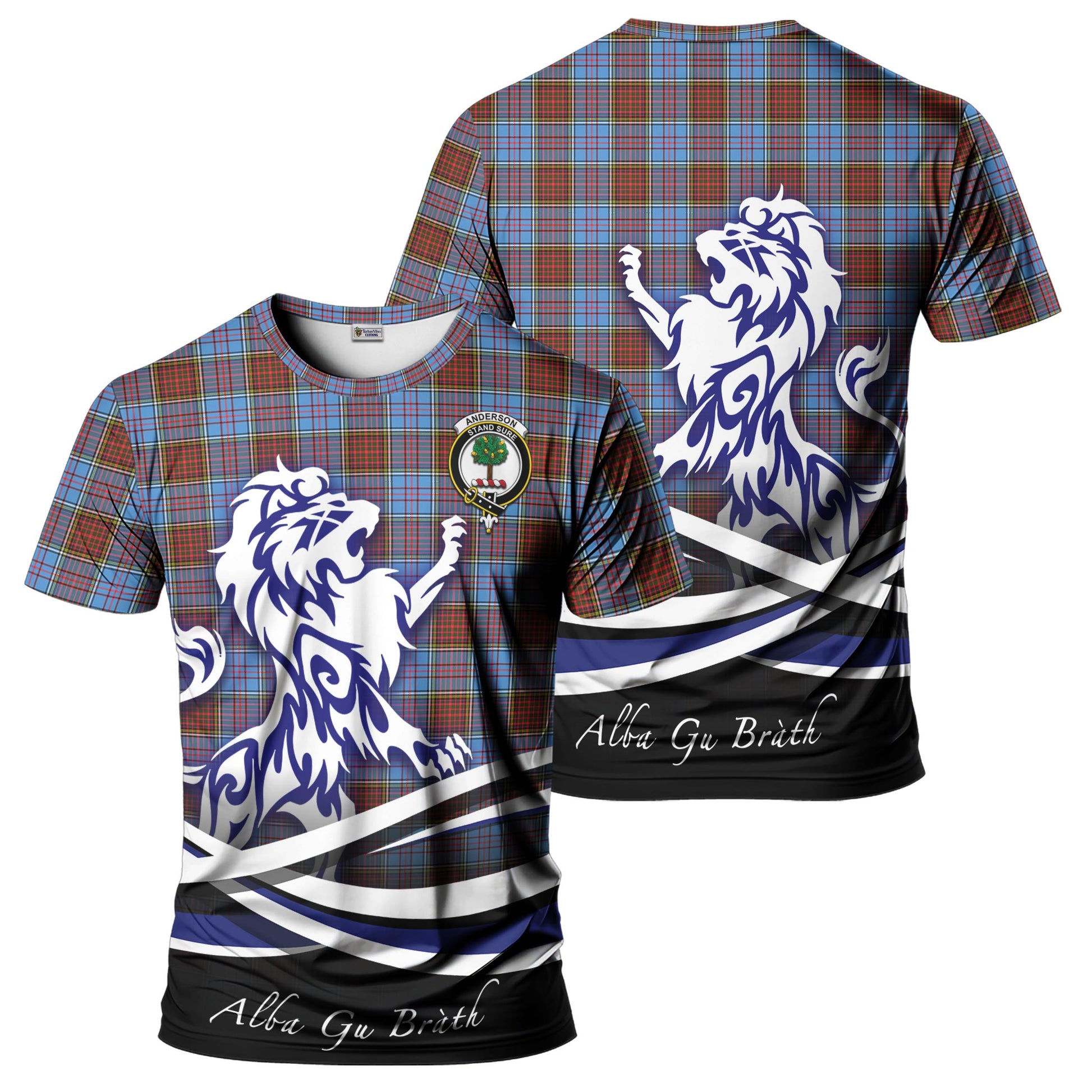 anderson-modern-tartan-t-shirt-with-alba-gu-brath-regal-lion-emblem