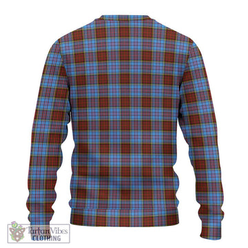 Anderson Modern Tartan Ugly Sweater with Family Crest DNA In Me Style