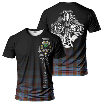 Anderson Modern Tartan T-Shirt Featuring Alba Gu Brath Family Crest Celtic Inspired