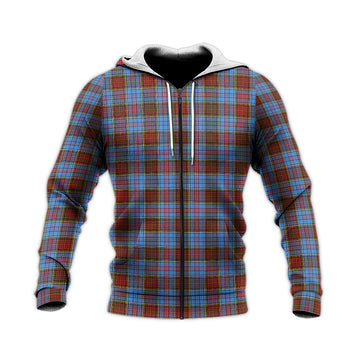 Anderson Modern Tartan Knitted Hoodie