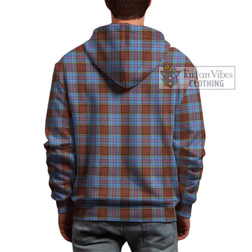 Anderson Modern Tartan Hoodie with Family Crest DNA In Me Style