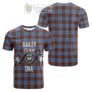 Anderson Modern Tartan Cotton T-shirt with Family Crest DNA In Me Style