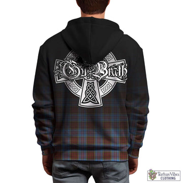 Anderson Modern Tartan Hoodie Featuring Alba Gu Brath Family Crest Celtic Inspired