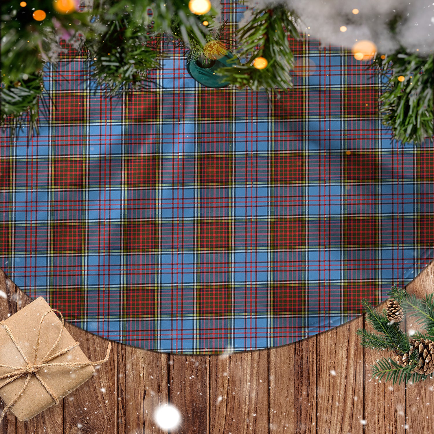 Anderson Modern Tartan Christmas Tree Skirt - Tartanvibesclothing