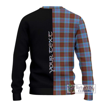 Anderson Modern Tartan Ugly Sweater with Family Crest and Half Of Me Style