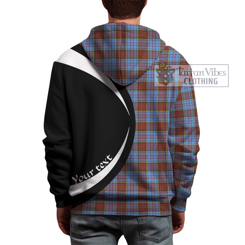 Tartan Vibes Clothing Anderson Modern Tartan Hoodie with Family Crest Circle Style