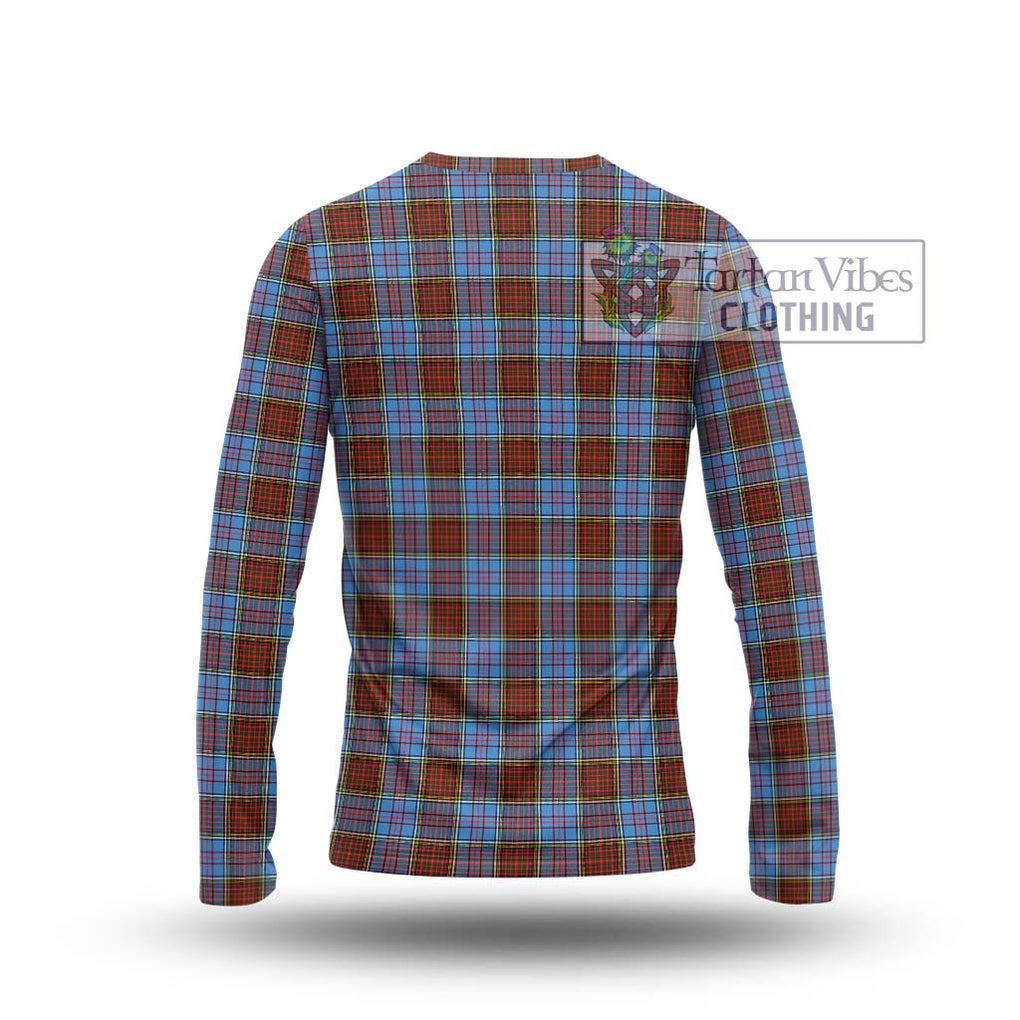 Anderson Modern Tartan Long Sleeve T-Shirt with Family Crest DNA In Me Style - Tartanvibesclothing Shop