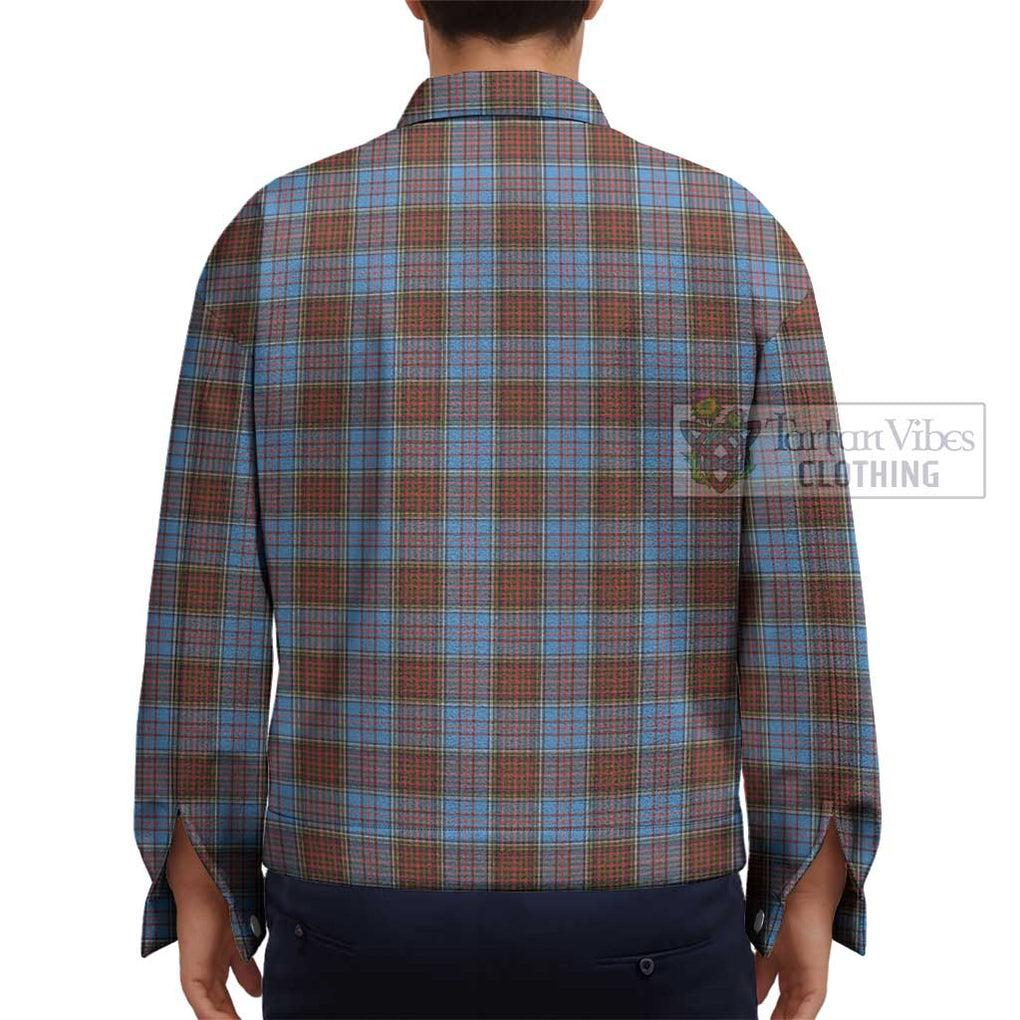 Anderson Modern Tartan Unisex Lapel Cotton Jacket - Tartan Vibes Clothing