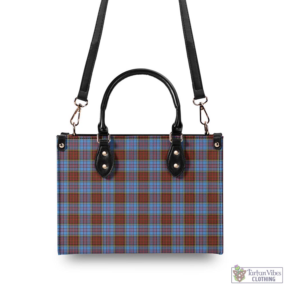 Tartan Vibes Clothing Anderson Modern Tartan Luxury Leather Handbags