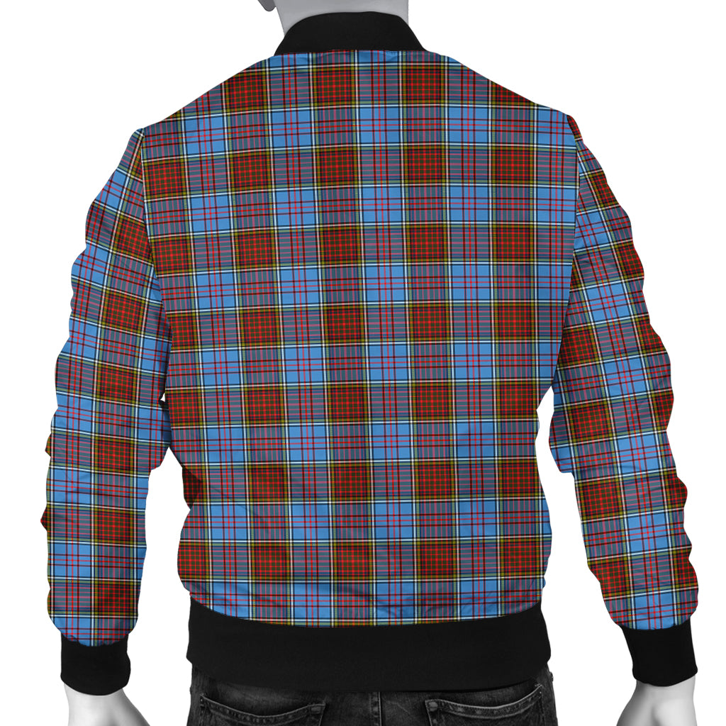 Anderson Modern Tartan Bomber Jacket with Family Crest - Tartanvibesclothing