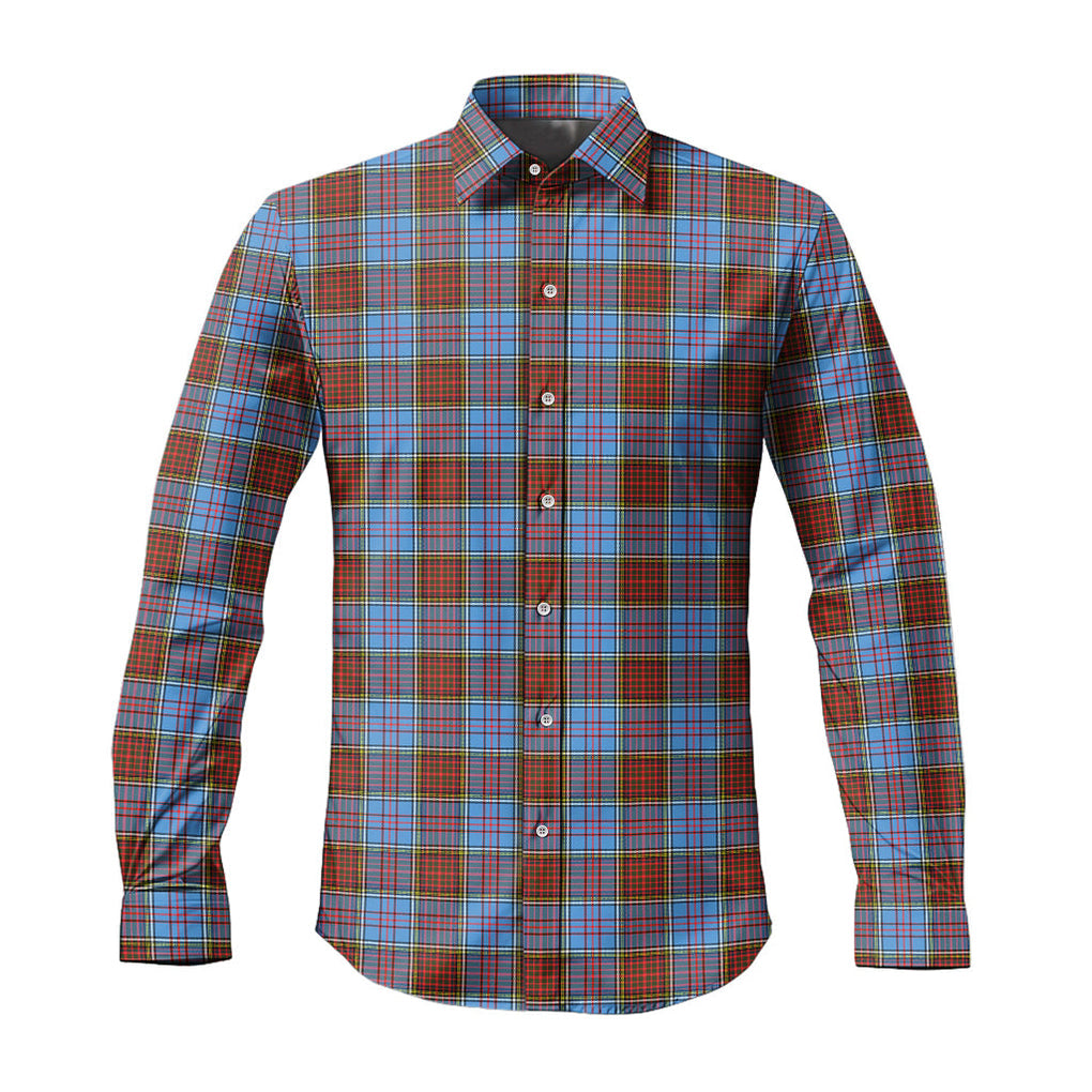 Anderson Modern Tartan Long Sleeve Button Up Shirt - Tartanvibesclothing