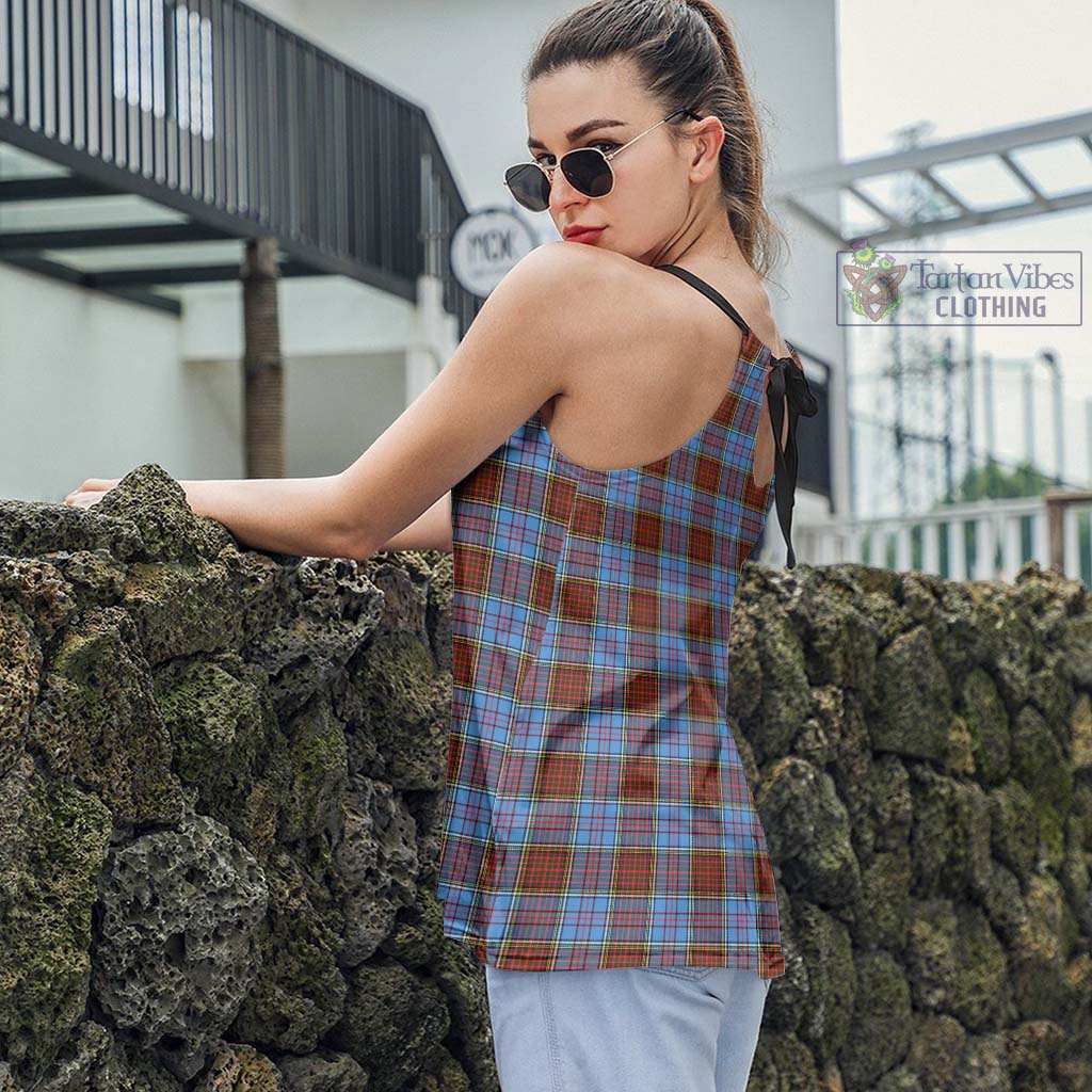 Tartan Vibes Clothing Anderson Modern Tartan Loose Halter Neck Camisole