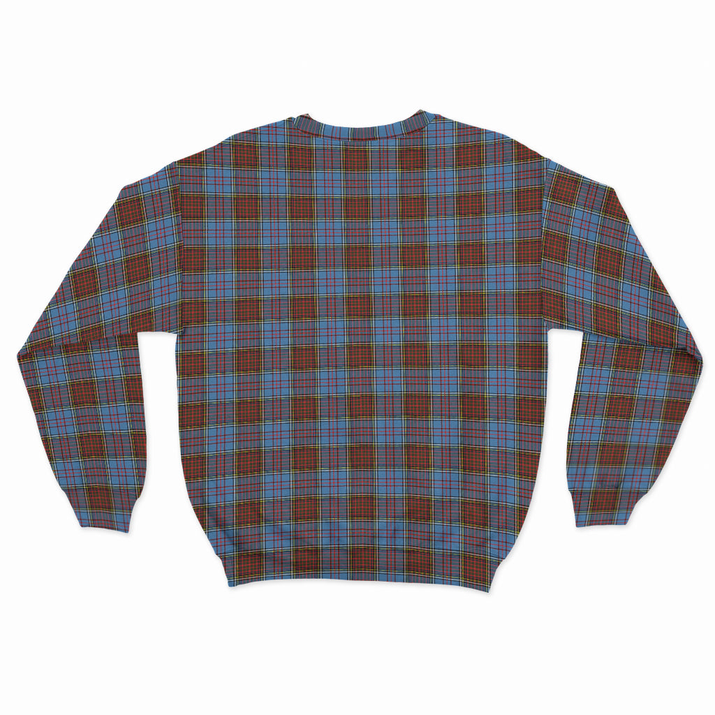 Anderson Modern Tartan Sweatshirt with Family Crest - Tartan Vibes Clothing