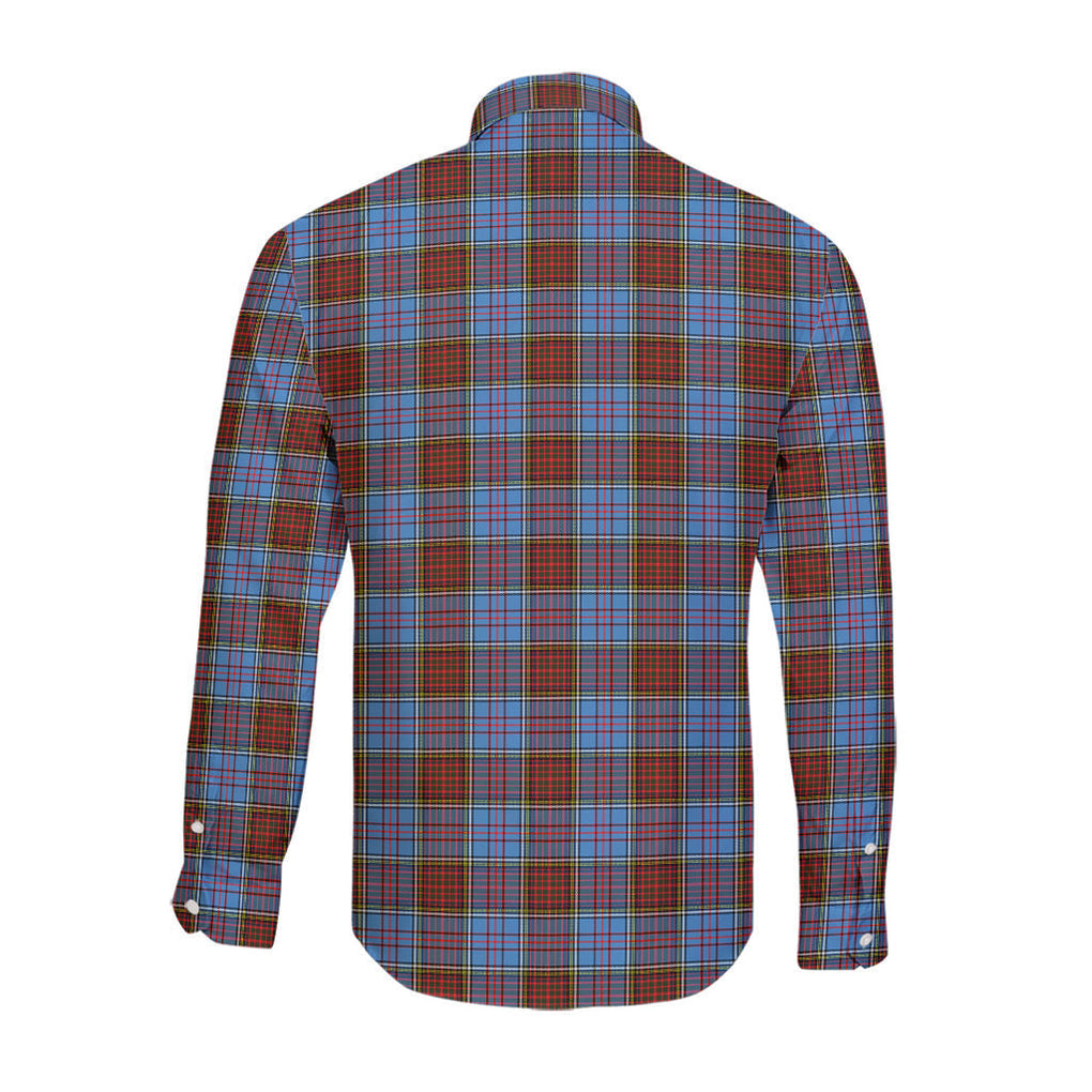 Anderson Modern Tartan Long Sleeve Button Up Shirt - Tartanvibesclothing